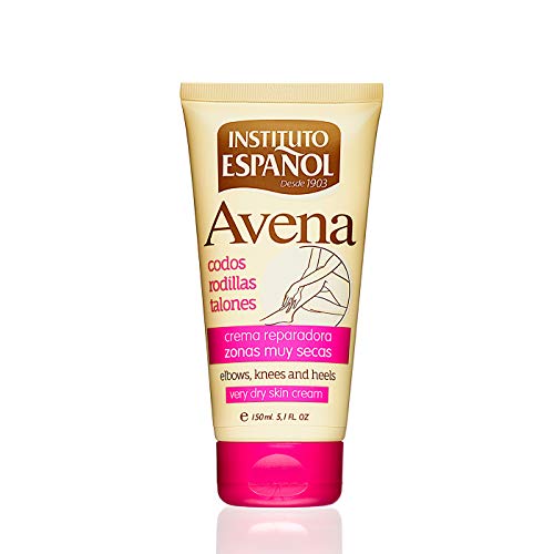 Instituto Español Crema Reparadora Avena para Codos Rodillas Talones - Zonas muy Secas - 150 ML