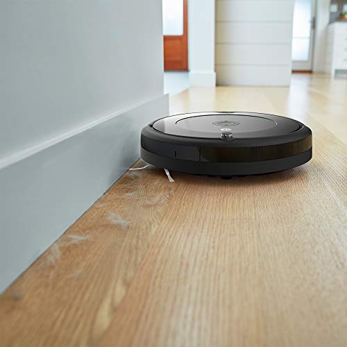 iRobot Roomba 692 Robot aspirador, Wifi, óptimo para alfombras y suelos duros, Dirt Detect, Sistema de limpieza en 3 fases, controles de app, sugerencias personalizadas, compatible con asistentes voz