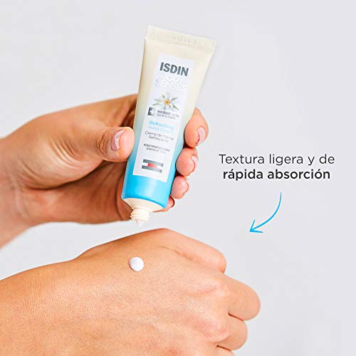 ISDIN BodySenses Crema de Manos, Gama Refrescante con Flor de Edelweiss Alpina, Hidrata tu piel de sensaciones - 30ml