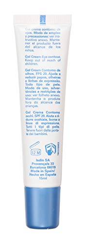 ISDIN Ureadin PACK: Crema Facial Antiarrugas SPF 20, 50 ml + Gel Crema Contorno De Ojos (SPF 20), 15ml