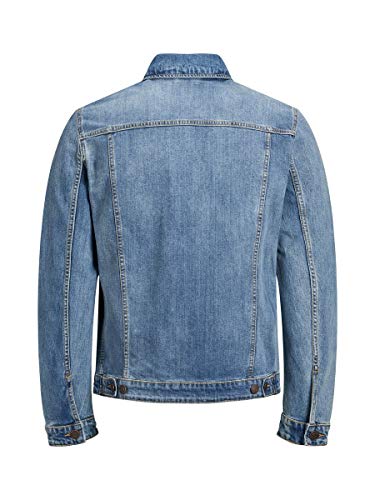 Jack & Jones Jjialvin Jjjacket Sa 002 Noos Chaqueta de jean, Azul (Denim), L para Hombre