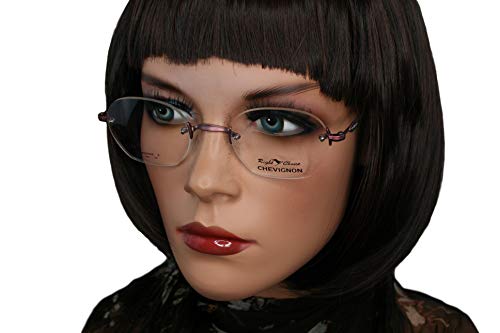 Jakson E011 F521 - Gafas de vista para mujer, forma de 2 rosas, brillantes