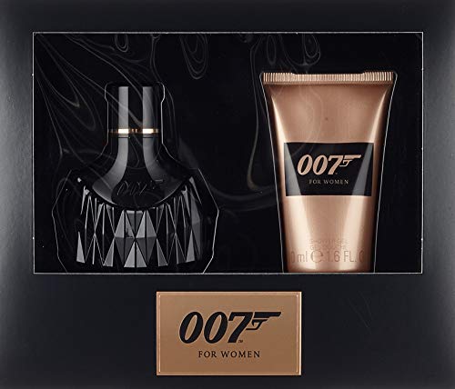 James Bond 007 - Juego de perfumes para mujer (30 ml, gel de ducha de 50 ml, 1 unidad de 80 ml)