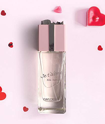 JE T'AIME EAU SUPREME • Caja para mujer • Eau de Parfum 100 ml + Desodorante 150 ml • Vaporizador • Spray • Perfume para mujer • Regalo• EVAFLORPARIS