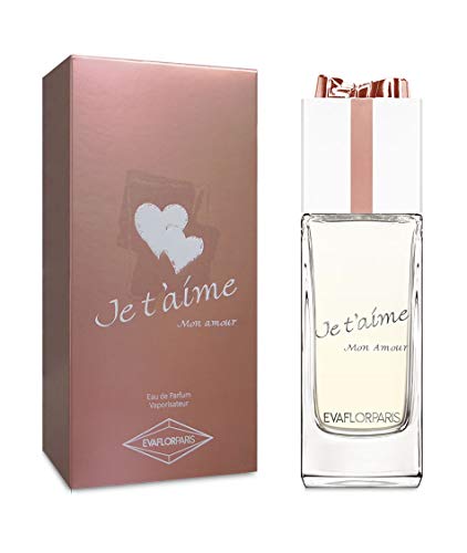 JE T'AIME MON AMOUR • Eau de Parfum 100 ml • Vaporizador • Perfume para mujer • EVAFLORPARIS