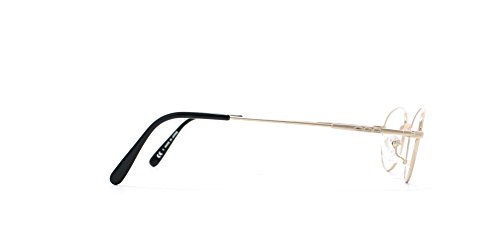 Jean Paul Gaultier 57 0016 1 Oro Cuadrado Certificado Vintage Gafas Marco para Hombre y Mujer