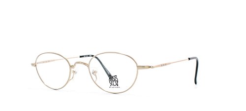 Jean Paul Gaultier 57 0016 1 Oro Cuadrado Certificado Vintage Gafas Marco para Hombre y Mujer