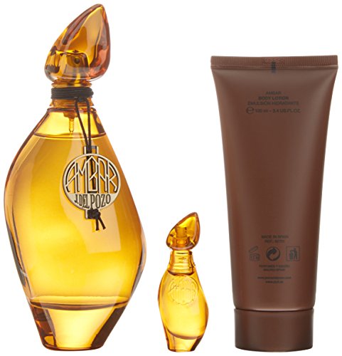 Jesus Del Pozo Ambar Eau De Toilette 100Ml Vapo. + Body Milk 100Ml +Mini