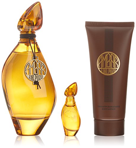 Jesus Del Pozo Ambar Eau De Toilette 100Ml Vapo. + Body Milk 100Ml +Mini