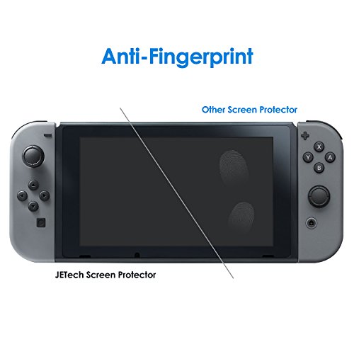 JETech Protector de Pantalla para Nintendo Switch 2017, Vidrio Templado, 2 Unidades