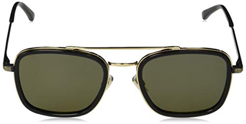 Jimmy Choo John/S KU Gafas, BLACK GOLD/GD GOLD, 54 Hombres