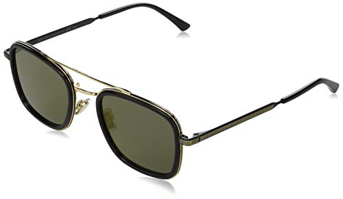 Jimmy Choo John/S KU Gafas, BLACK GOLD/GD GOLD, 54 Hombres