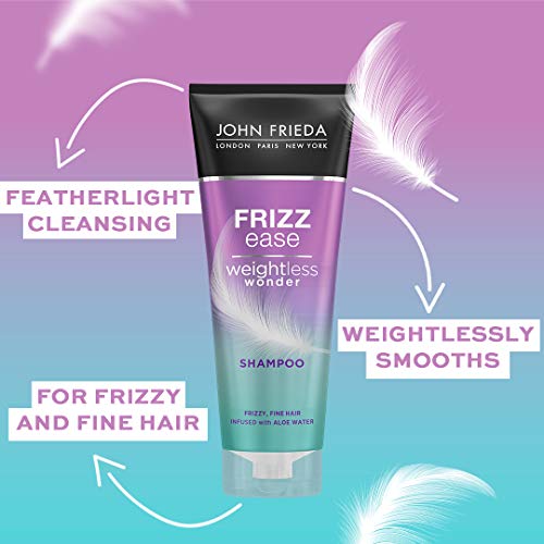 John Frieda Champú Antiencrespamiento 250ml | Pelo Fino y Encrespado | Solido