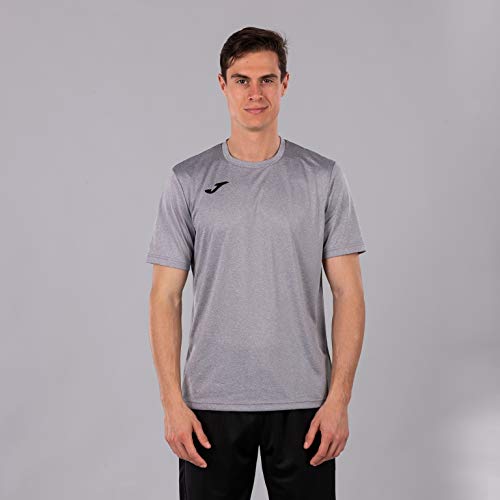 Joma Combi Camiseta Manga Corta, Hombre, Gris (Melange Claro), 2XL-3XL