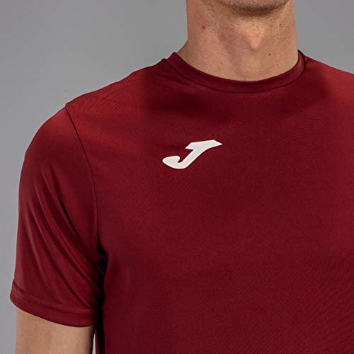 Joma Combi Camisetas Equip. M/C, Hombre, Burdeos