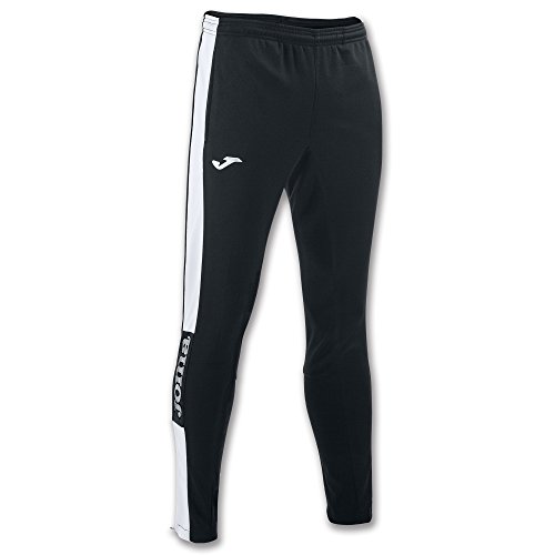 Joma Pantalon Championship IV Largo, Hombre, Negro (Black/White), 2XL