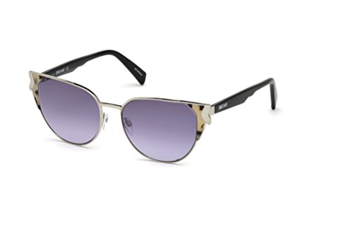 Just Cavalli JC825S-56Z Gafas de sol, Havana/Degrade Violet/Mirror, 53 para Mujer