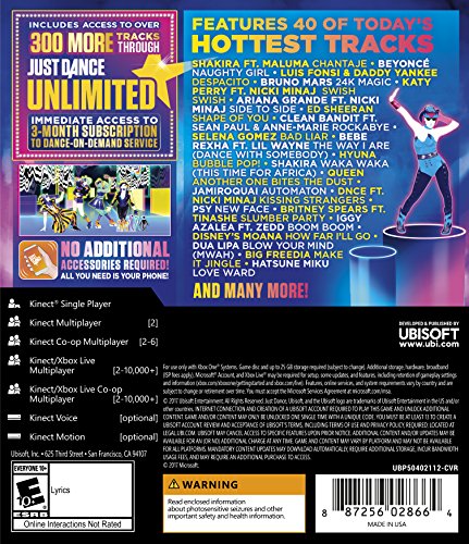 Just Dance 2018 - Xbox One