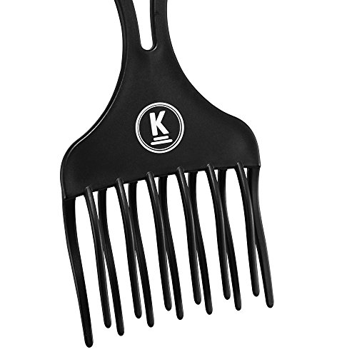 K-Pro Peine Afro Grueso Comb Para Rizos Naturales Permanentes y Filamentos