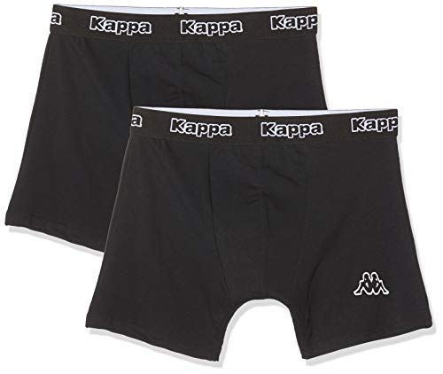 Kappa 2pack Boxers 304jb30-950 Bóxer, Negro (Black 304jb30/950), Medium para Hombre