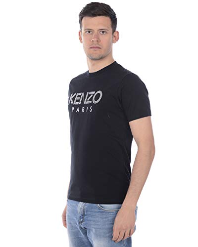 Kenzo Paris - Camiseta para hombre, color negro Negro Negro ( S