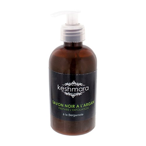 keshmara jabón negro marroquí Exfoliante fluido de bergamota Argan/Extracto de Caviar 250 g