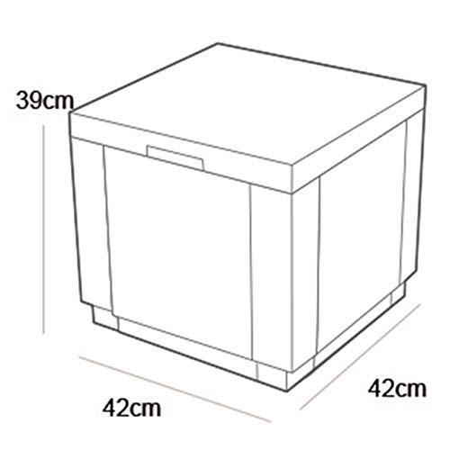 Keter Ice Cube Mesa nevera para jardín, Grafito