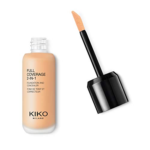 KIKO Milano - Base y corrector 2 en 1, cobertura completa, 08