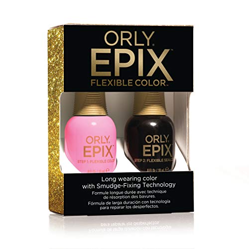 Kit de pintauñas Orly Epix Flexible Color, con tecnología de larga duración y reparación de manchas