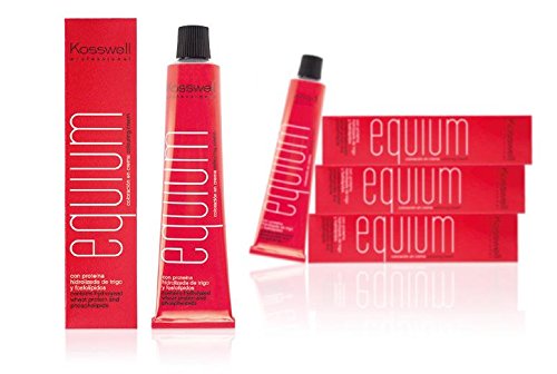 Kosswell, Tintes Equium Caobas y Rojizos 100 ml (7.66 Rojo Ardiente)