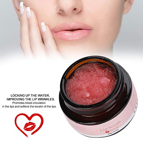 koulate Exfoliante de Labios, Exfoliante de Labios Exfoliante de Labios Lápiz Labial Nutritivo Eliminar Cutículas Crema de Película Labial 20g/Botella