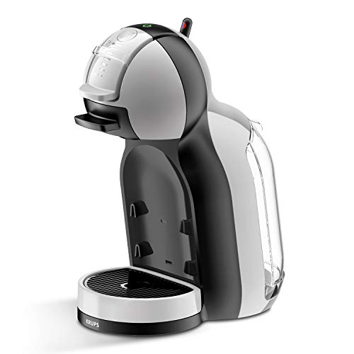 Krups Mini Me KP123B - Cafetera (Independiente, Máquina espresso, 0,8 L, Cápsula de café, 1500 W, Negro, Plata)