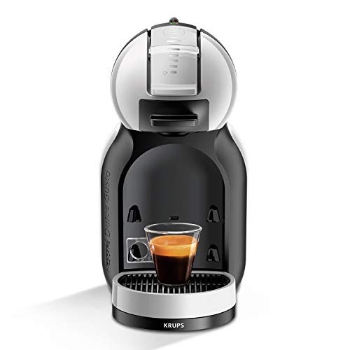 Krups Mini Me KP123B - Cafetera (Independiente, Máquina espresso, 0,8 L, Cápsula de café, 1500 W, Negro, Plata)