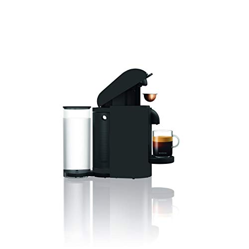 Krups XN9038K Nespresso Vertua Plus, Máquina de café, Máquina para 5 bebidas, 3 tamaños de cápsula, Tecnología Centrifusion, Tiempo de calentamiento 40 segundos, Capacidad del depósito 1,2 l, Negro