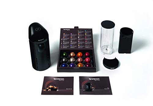 Krups XN9038K Nespresso Vertua Plus, Máquina de café, Máquina para 5 bebidas, 3 tamaños de cápsula, Tecnología Centrifusion, Tiempo de calentamiento 40 segundos, Capacidad del depósito 1,2 l, Negro