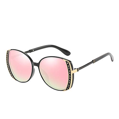 KuanDar clo Gafas De Sol para Mujer, Marco Irrompible De Material, Lentes Tintadas, Protección UV,Seguridad En La Conducción, Uv400, para Mujeres Que Conducen Al Aire Libre, C