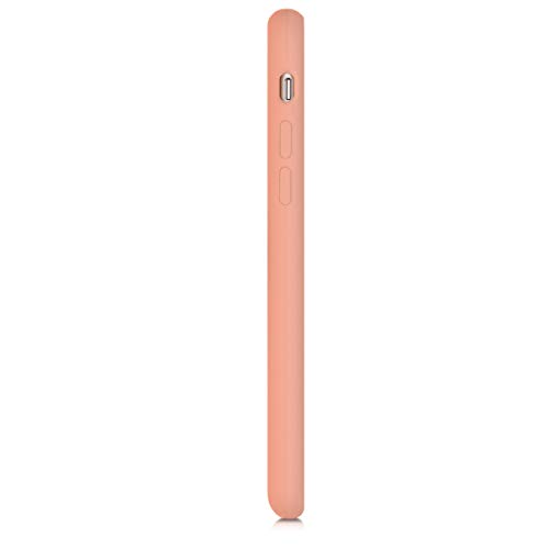 kwmobile Funda Compatible con Apple iPhone 7/8 / SE (2020) - Carcasa de TPU para móvil - Cover Trasero en Pomelo Rosa