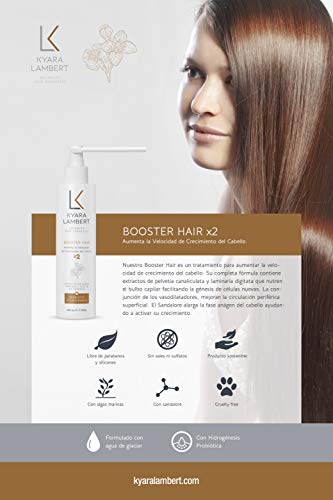 Kyara Lambert - Acelerador capilar con Algas Marinas y Sandalore, 200ml | Tratamiento crecimiento cabello | Booster Hair x2