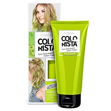 L 'Oreal lavado colorista, color verde neón semipermanente pelo, 80 ml