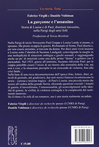 La garçonne e l'assassino. Storia di Louise e di Paul, disertore travestito, nella Parigi degli anni folli (La storia. Temi)