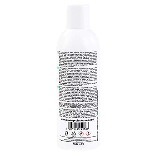 La Rosa Colour Remover Quitaesmalte Sin Acetona 250 Ml 250 ml