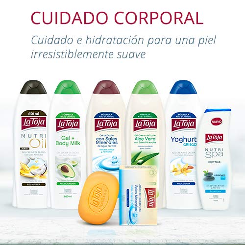 La Toja - Gel Crema de ducha Aloe Vera - Gel de ducha - 5 unidades de 550 ml