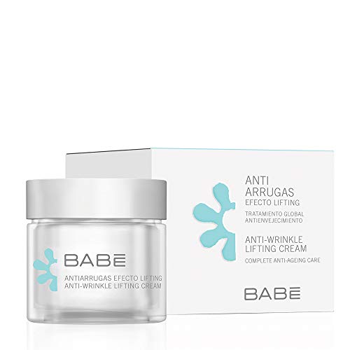 Laboratorios Babé - Antiarrugas Crema Facial Efecto Lifting 50 ml, Nutritiva, Efecto Tensor, Envejecimiento Cutáneo, Hidratación 24 Horas, Reafirmante, Antioxidante, Efecto Flash