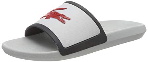 Lacoste Croco Slide TRI3 CMA, Zapatillas para Hombre, Blanco (Wht/Nvy/Red), 43 EU