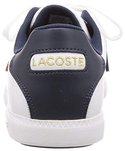 Lacoste Graduate TRI1 SMA, Zapatillas para Hombre, Blanco (Wht/Nvy/Red), 43 EU