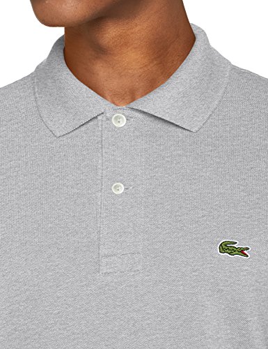 Lacoste L1313 Polo, Gris (Argent Chine), 4XL (Talla del Fabricante: 9) para Hombre