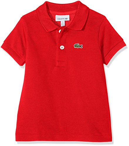 Lacoste PJ2909 Polo, Rojo (Rouge), 1 año (Talla del Fabricante: 1A) para Bebés