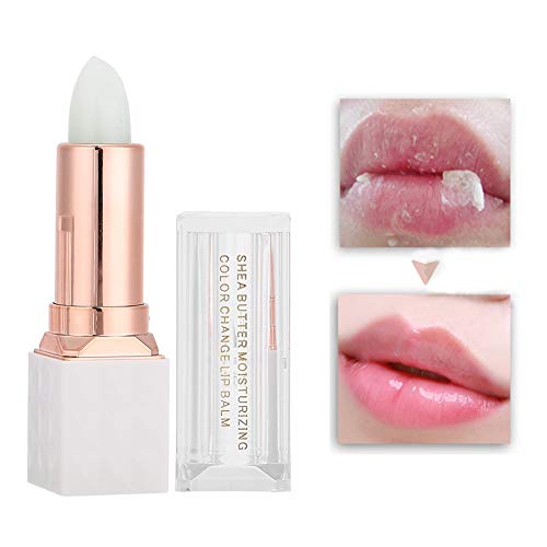 Lápiz labial hidratación y cambios de color, Barra de labios brillante y duradera para el cuidado de los labios