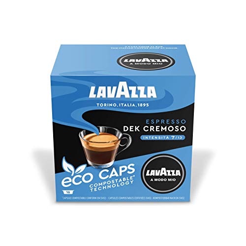 Lavazza A Modo Mio Cremosamente - Juego de 4 paquetes de 16 cápsulas de café