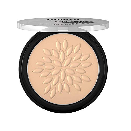 lavera Maquillaje polvo compacto mineral -Ivory 01- vegano - cosméticos naturales 100% certificados - make up- 7 gr